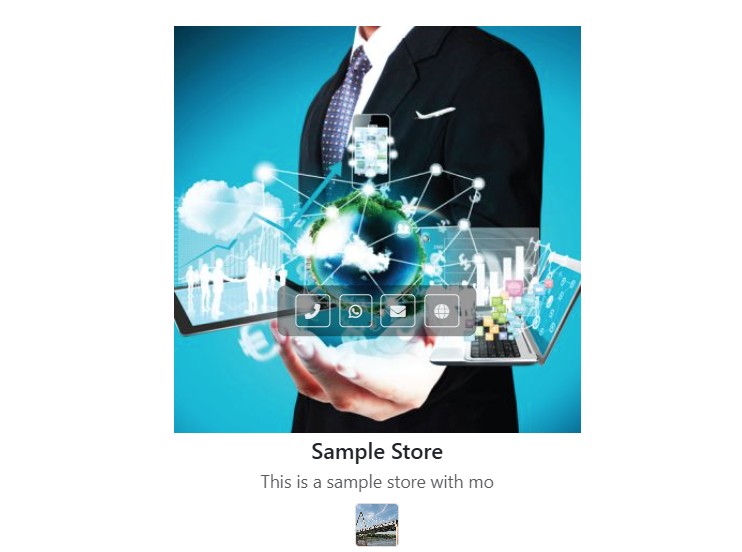 Marketplace cards for local vendors