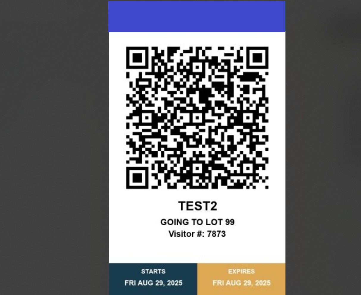Voice-assisted visitor pass creation